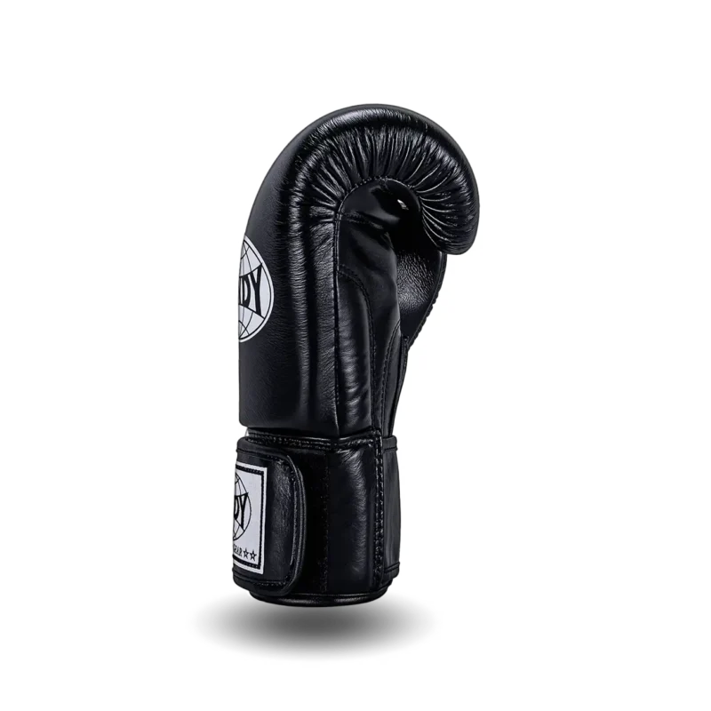 Windy Boxing Gloves – Black 100% Leather - Image 2